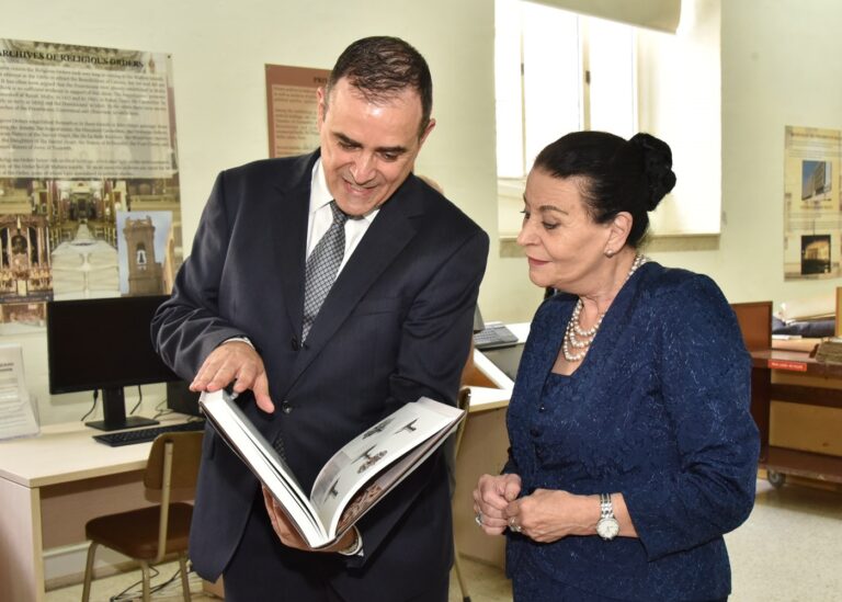 The President visits the National Archives in Rabat